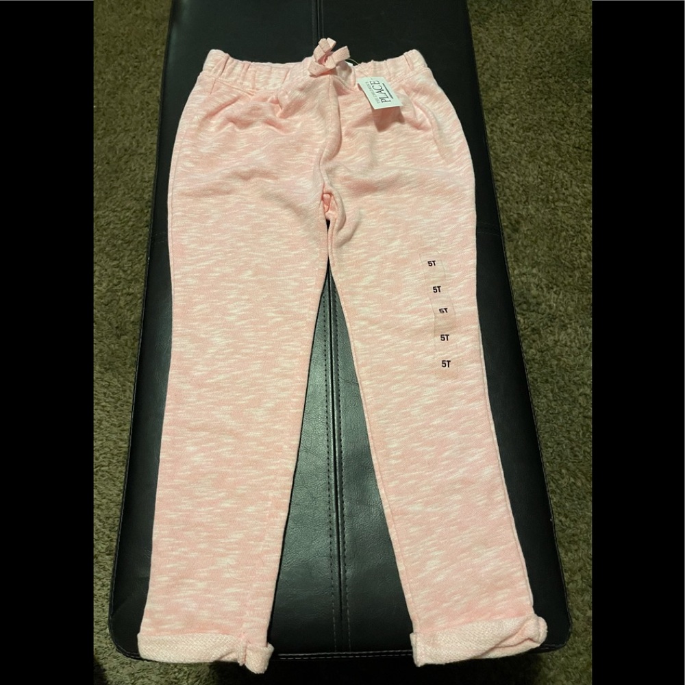 NWT Girl’s Children’s Place pink sweatpants.